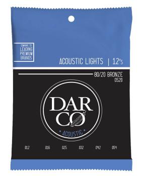 D520 Darco string set acoustic 80/20 bronze